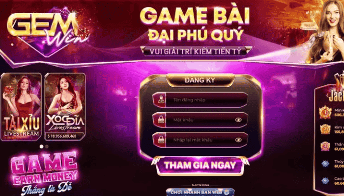Ưu điểm nổi bật của Nổ Hũ Gemwin