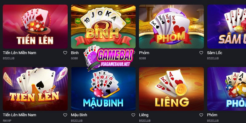 Các hình thức chơi game bài đổi thưởng phổ biến