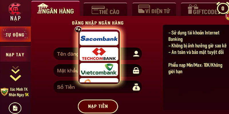 Cách đảm bảo an toàn khi nạp tiền game bài đổi thưởng