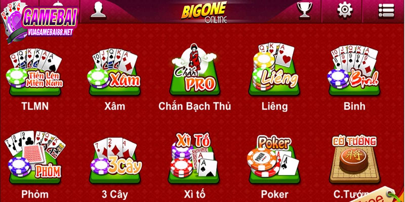 Game đánh bài online đổi tiền mặt Big One