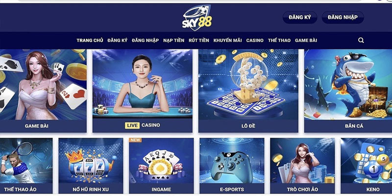 Lợi thế vượt trội khi cá cược nhà cái Sky88